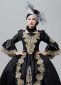 Custom made Halloween Black Marie Antoinette Dress Carnival Masquerade Dres 1