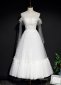 Women White Short Evening Dress Sweetheart A-Line Wedding Dress