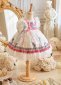 Girls Flower Lolita Lace Dress Evening Formal Dance Gown