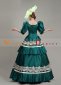 Green Southern Belle Rococo Wedding Dress Theater Costume 3