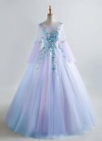 Elegant Women Wedding Evening Prom Dress Ball Gowns Floor-Length Long Formal Dresses On Sales