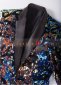 Blue Shiny Sequin Blazers Jackets for Men 3