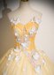 Butterfly Appliques Off Shoulder Beading Corse Orange Formal Dress 1