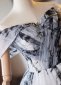 Black Floral Print Off the Shoulder Mini Dress 3
