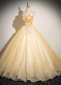 Butterfly Appliques Off Shoulder Beading Corse Orange Formal Dress 2