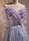 Lavender Appliques Off the Shoulder Wedding Dress With Beading 2