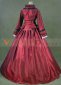 Wine Red Renaissance Victorian Gothic Victorian Dress Gown 2