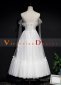 White Short Evening Dress Sweetheart A Line Wedding Dress 2
