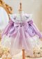 Children Purple Lolita Cake Dresses 2