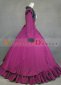 Purple Long Sleeves Gothic Victorian Dress Civil War Era Costume 2