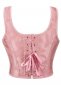 Victorian Inspired Pink Overbust Shoulder Straps 1