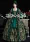 Women Green Marie Antoinette Dress
