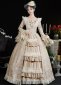 Champagne Masquerade Marie Antoinette Dress 2