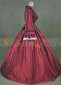 Wine Red Renaissance Victorian Gothic Victorian Dress Gown