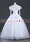 Women Princess Cinderella White Cosplay Cinderella Wedding Dress 2