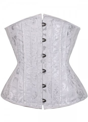 Elegant Black Brocade Expert Waist Training Underbust Corset