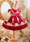 Christmas Children Princess Red Lolita Dress