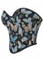 Butterfly Printed Overbust Corset with Cups