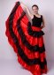 Flamenco Skirts Samba Satin Full Circle Skirt 720 Degree