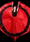 Belly Dance Skirt Satin Flamenco Skirts Full Circle Skirt