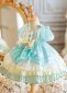 Summer Sweetheart Blue Princess Baby Chiffon Layered Lolita Dresses