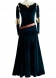 Customize Women Princess Merida Adult Costumes Brave Merida Cosplay Dresses Film/Movie Party Halloween Costumes
