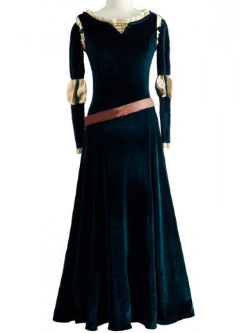 Customize Women Princess Merida Adult Costumes Brave Merida Cosplay Dresses Film/Movie Party Halloween Costumes