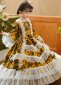 Kids Girls Baroque Style Victorian Ball Gown Children Marie Antoinette Masquerade Dresses