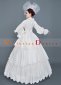 White Snow White Princess Vintage Wedding Dress Bridal Gown Costumes 3