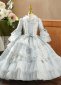 Girls Vintage Baroque Style Ball Gown Children Victorian Masquerade Dresses 1