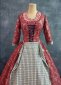Wine Red Floral Snow White Maid Dress 4