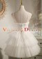 Tulle White Short Bridesmaid Dresses 1