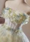 Applique Tulle Off the Shoulder Short Formal Dress 2