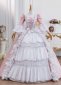 Pink 18th Century Rococo Marie Antoinette Dress Historical Gown