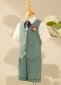 3pcs Sage Green Boys Beach Wedding Shorts Formal Suits 2