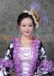 Black Long Flare Sleeves Lace Floral Vintage Rococo Masquerade Ball Gown Dress 4