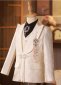 White Slim Fit Chinese Style Kids Tuxedo Suits