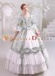 Women Navy Renaissance Victorian Prairie Dress Gown