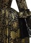Gold Floral Brocade Rococo French Revolution Victorian Marie Antoinette Ball Gown for Women 4