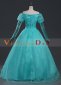 Adult Green Ariel Mermaid Cosplay Princess Dress 3