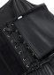 Black PVC Leather Corset Tops 5