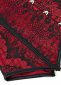 Red And Black Overbust Lingerie Corset 3
