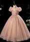 Kids Princess Flower Girls Party Ball Gown 1