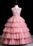 Flower Girl Multilayer Puffy Tulle Pageant Princess First Communion Dresses