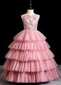 Flower Girl Multilayer Puffy Tulle Pageant Princess First Communion Dresses