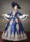 Navy Blue Long Flare Sleeves Lace Embroidered Vintage Rococo Masquerade Ball Gown Dress with Hat 2