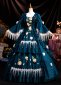Renaissance Blue Rococo Victorian Style Dress Ball Gown 2