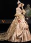Clearance Champagne Jacquard Marie Antoinette Dress Gown 2