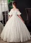 Children White Strapless Sequin Wedding Dresses 4