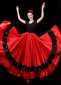 Belly Dance Skirt Satin Flamenco Skirts Full Circle Skirt 720 Degree